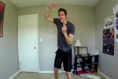 Se filmó bailando la misma coreografía durante 100 días