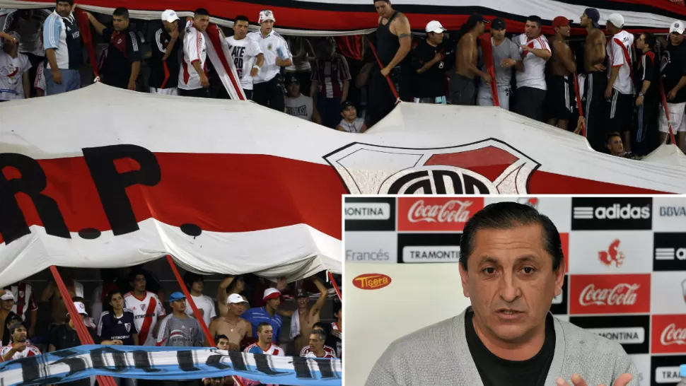 ACLARACION. Ramón Díaz expuso que su intención fue agradecer a la gente de River y no a Los Borrachos del Tablón, tras el triunfo sobre Atlético de Rafaela por 2-0, en un partido por la 13ra. fecha del torneo Final.