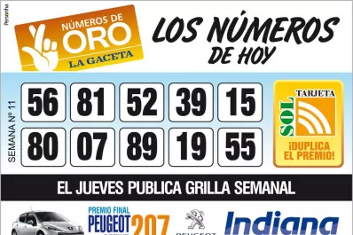 Los Números de Oro de LA GACETA
