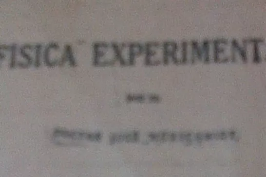 Foto: La UNT editó un manual de “Física Experimental” escrito por el Dr. José Würschmidt.