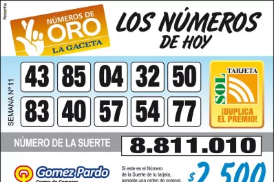 Los Números de Oro de LA GACETA