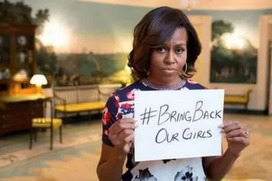 Michelle Obama se suma a la campaña por las chicas nigerianas secuestradas