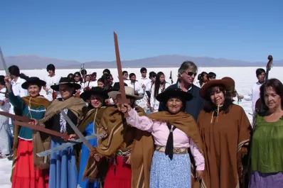 Jujuy: Las Salinas Grandes fue escenario de un Work in de progress