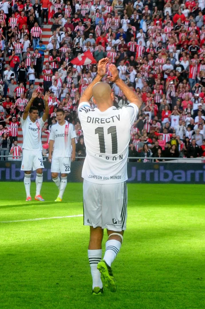 DESPEDIDA. “Fue un final ideal para esta etapa”, dijo Juan Sebastián Verón. 