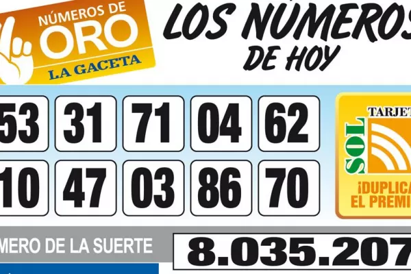 Los Números de Oro de LA GACETA