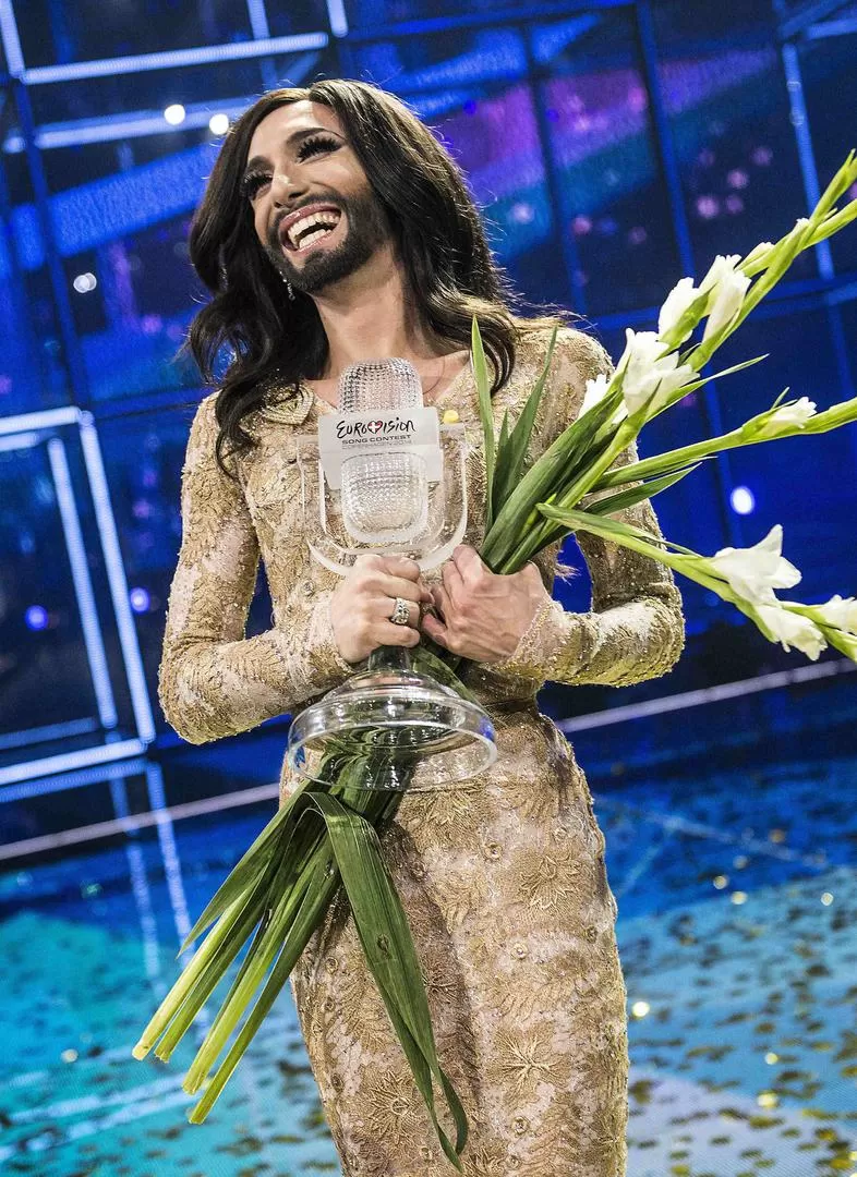 EN LA CIMA. Conchita se impuso con la balada “Elévate como un fénix”. reuters