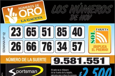 Los Números de Oro de LA GACETA