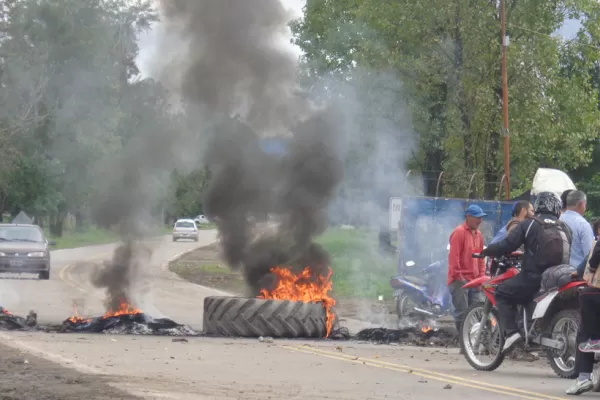 Por una protesta, no se puede circular entre Concepción y Las Estancias, en Catamarca