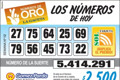 Los Números de Oro de LA GACETA