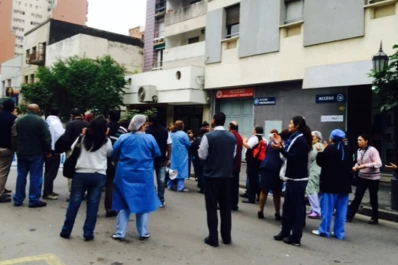 Por una protesta, no se pudo circular por 25 de Mayo al 500