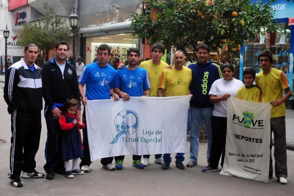 FÚTBOL PARA TODOS. La Fuve promueve el deporte a modo de inclusión. 