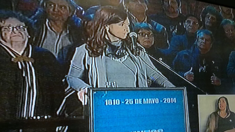 DISCURSO. Cristina dijo que las ideas preceden a la gestión. CAPTURA DE PANTALLA