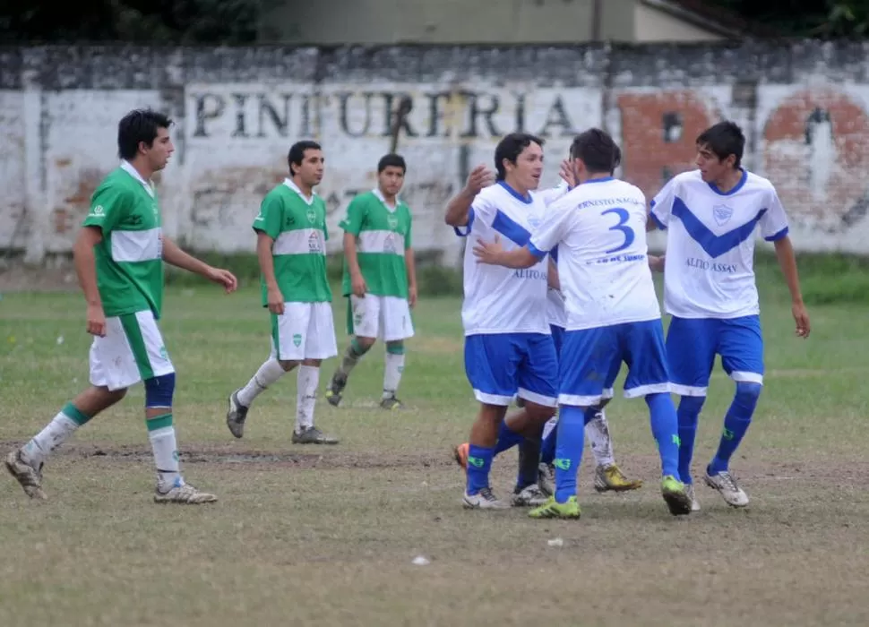 LA DIFERENCIA. Los hermanos Bertolo marcaron los goles de 20 de Junio. 