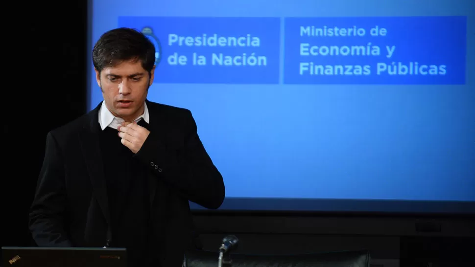 DETALLES. El ministro Kicillof señaló que el interés sobre saldos que contempla el acuerdo es del 3%. dyn