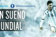 La Selección Argentina superó los 100.000 seguidores en Twitter