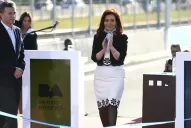 “Ni pacto ni nada, esto es una obra en común”, dijo Cristina en un acto que compartió con Macri