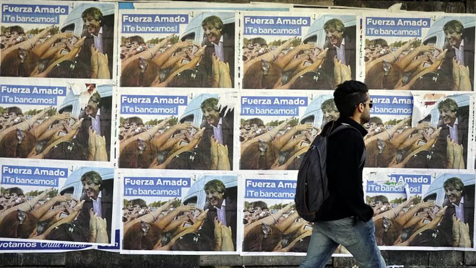 CARTELERÍA. Nadie se atribuyó el apoyo a Boudou. FOTO TOMADA DE INFOBAE.COM