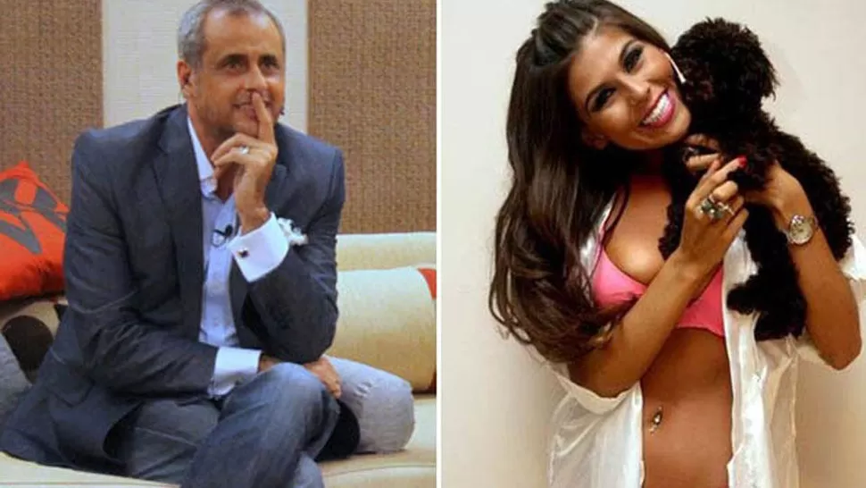 RESPALDO. Rial defendió públicamente a Loly luego de las declaraciones del hombre que la besa en las fotos. 