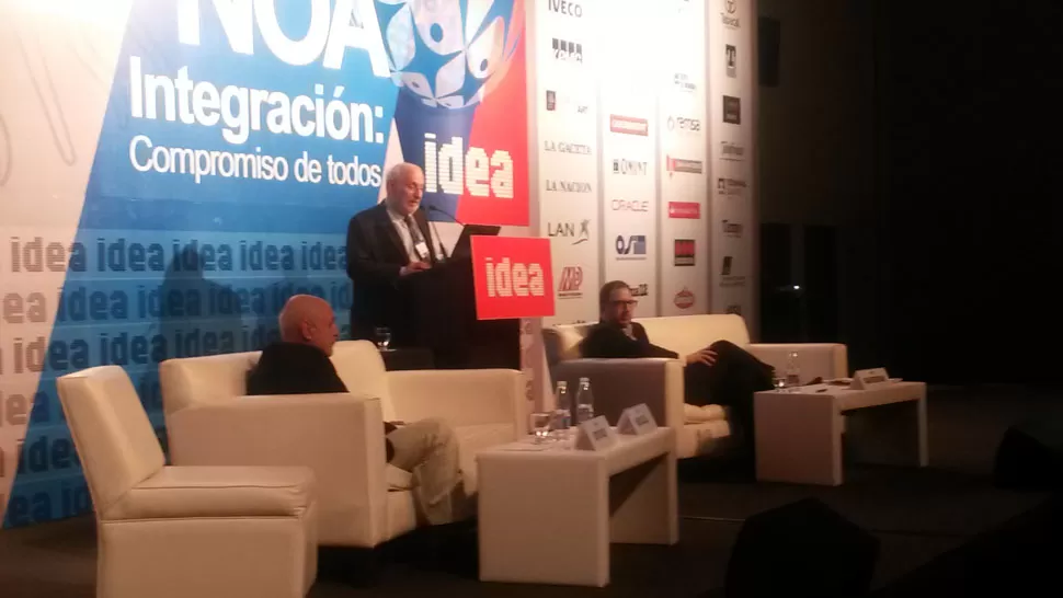 ECONOMISTA. Mario Blejer expuso durante la primera parte del Precoloquio de IDEA. LA GACETA