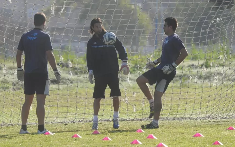DE PECHO. Lucchetti fue titular en la práctica de ayer y jugará en San Francisco. la gaceta / foto de franco vera