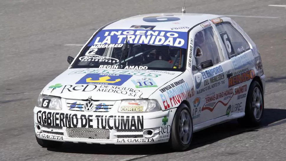 BUEN BALANCE. Mohamed logró mantenerse en el podio y así coronó un buen fin de semana. ARCHIVO