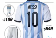 Cuánto cuesta vestirse de Messi para Brasil 2014