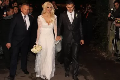 Wanda Nara y Mauro Icardi tuvieron un casamiento poco mediático