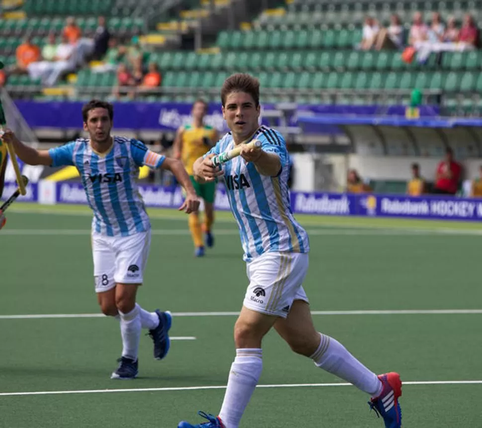 “LEÓN” ARTILLERO. Gonzalo Peillat es el jugador más temible para la defensa rival, por su potencia y eficacia en los córners.  