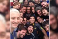 Maradona se tomó una selfie mundialista