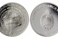 El Banco Central presentó un moneda de $ 5 conmemorativa del Mundial