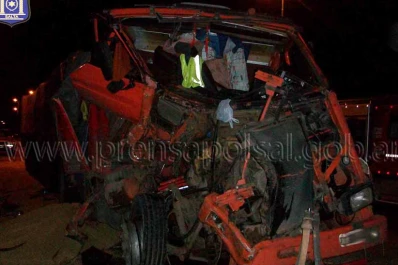 Tres camiones chocaron en cadena en el acceso a Salta