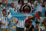 Los tucumanos también viajaron a Brasil para alentar a la Selección