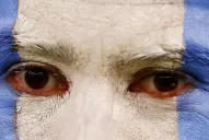 El Maracaná se puso celeste y blanco