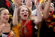El duelo de fanáticas alemanas y portuguesas