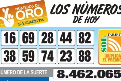 Los Números de Oro de LA GACETA