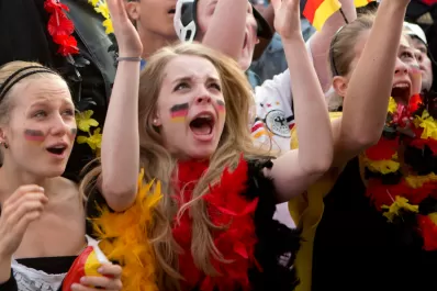 El duelo de fanáticas alemanas y portuguesas