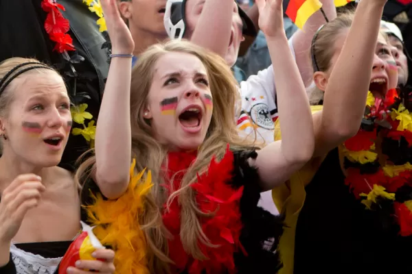 El duelo de fanáticas alemanas y portuguesas