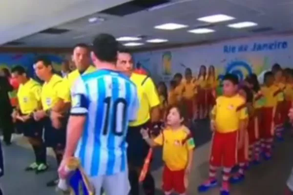 La réplica de Messi por no saludar a un niño
