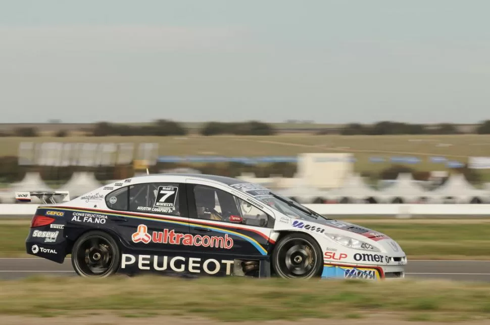 SE AGRANDÓ. El arrecifeño Agustín Canapino concretó una excelente tarea en el muy rápido circuito pampeano. 