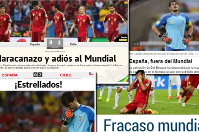 Los diarios españoles lamentan la eliminación de la Roja