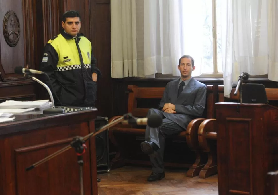 UNO DE LOS IMPUTADOS. Gonzalo Javier Leal espera detenido la resolución. la gaceta / foto de Antonio Ferroni