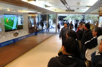 La Galería LA GACETA se tranformó en un estadio mundialista