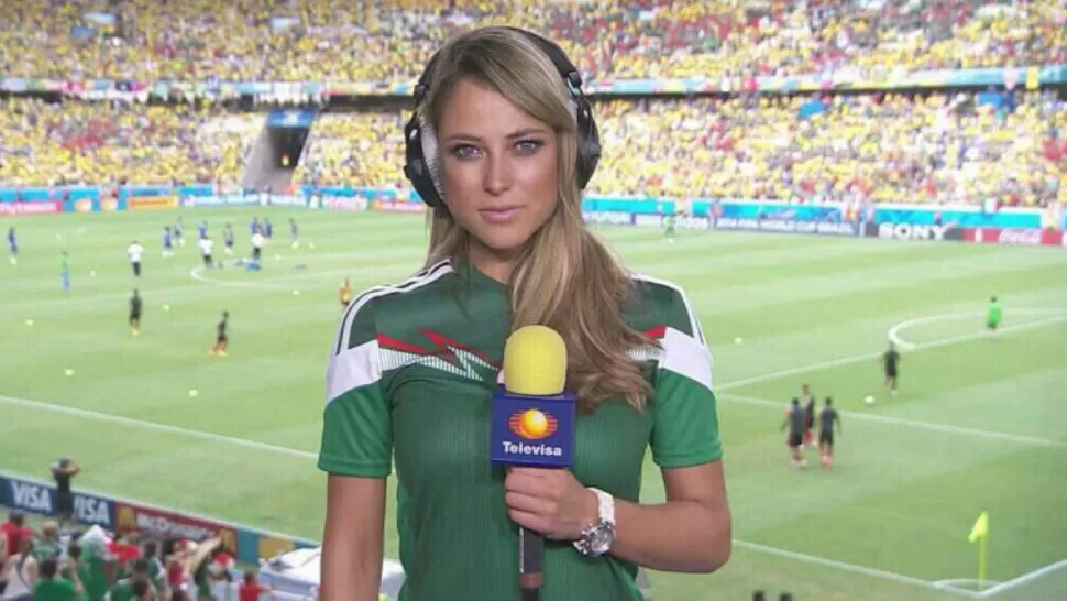 Vanessa Huppenkothen, corresponsal de Televisa,