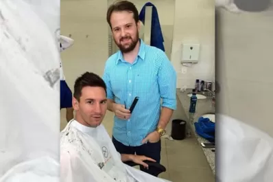 Messi cambió de look en Brasil