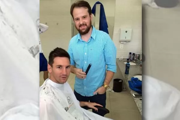 Messi cambió de look en Brasil