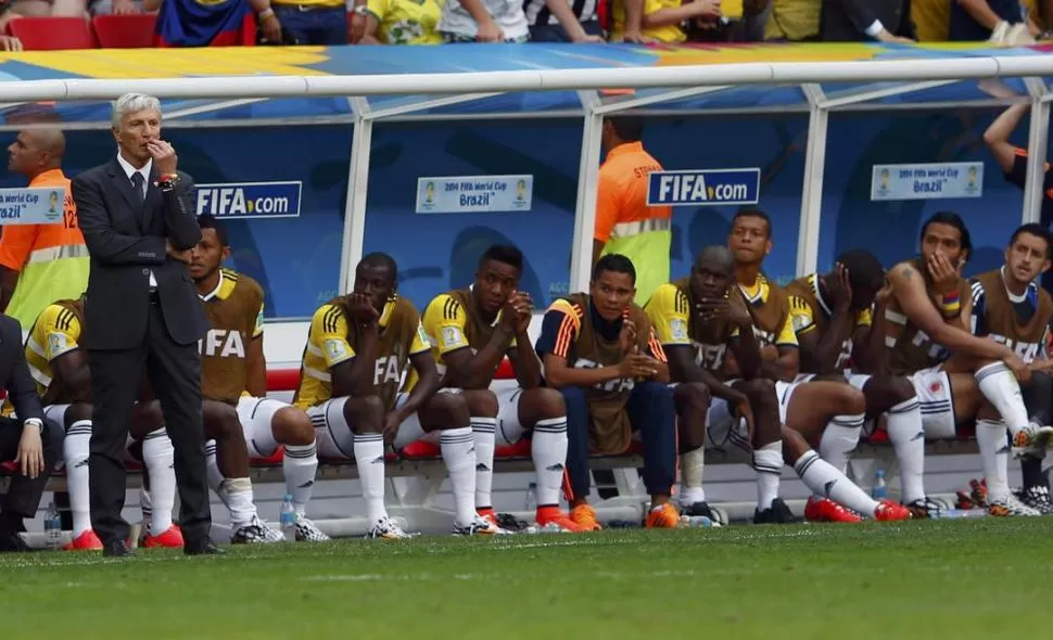 ATENTO A TODO. Pekerman armó a Colombia y le puso su toque al gran equipo. reuters