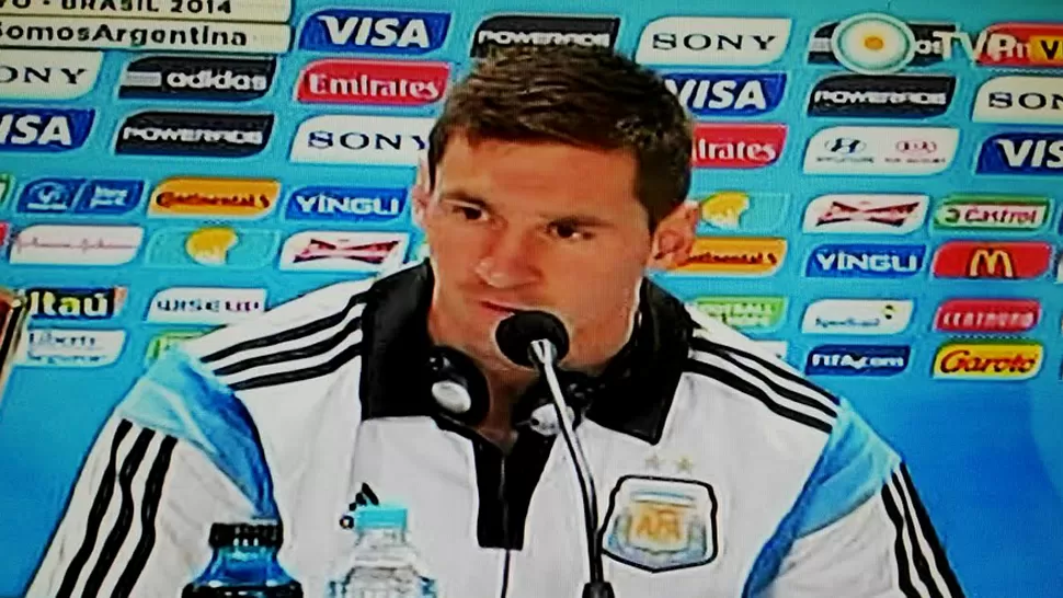 SIN ESPACIO. Messi admitió que Irán complicó los planes de la Argentina. CAPTURA DE PANTALLA