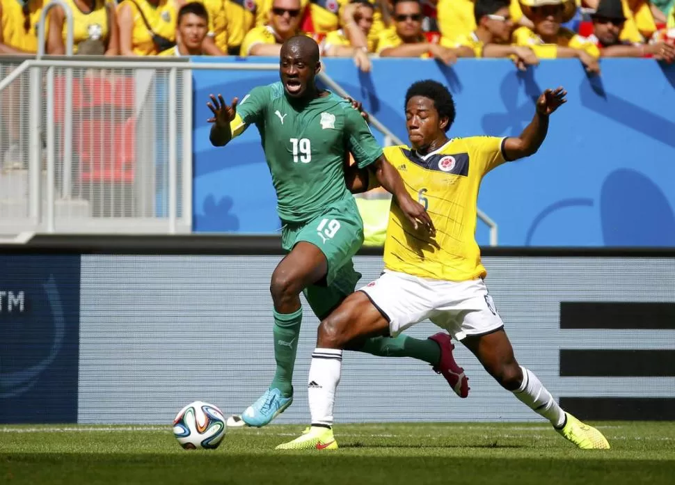 IMPORTANTE BAJA. Yaya Touré es uno de los pilares de Costa de Marfil. 