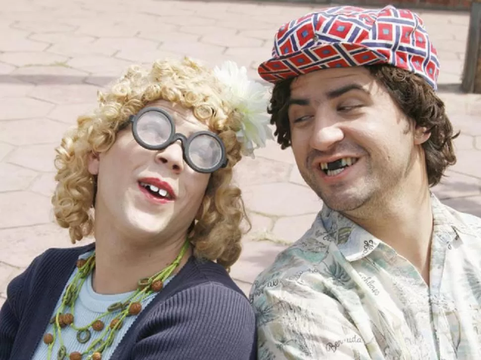 QUÉ PAREJA. “La Ether” (Carreras) y “el Hétor” (Miguel Martín). 