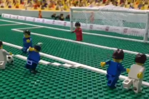 Los goles de Messi en Brasil 2014, versión Lego